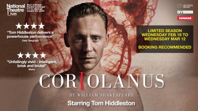 NT Live Coriolanus Official Trailer Starring Tom Hiddleston